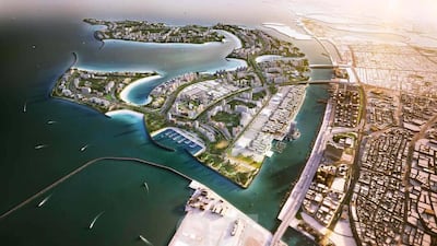 Deira Islands Master Plan April 2015. Rendering courtesy Nakheel
