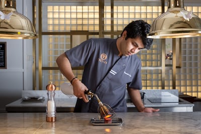 Chef Himanshu Saini of Tresind Studio is known for his experimental Indian cuisine. Photo: Tresind Studio