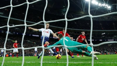 Kane scores a disallowed goal due to offside. Reuters