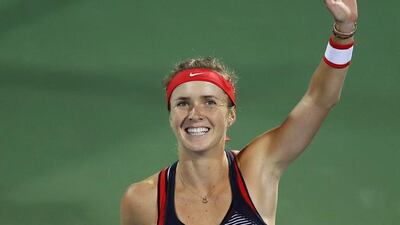 Elina Svitolina credits keeping her focus as key to her victory as CoCo Vandeweghe struggled with unforced errors. The Ukrainian says new coach Justine Henin has helped her with the mental aspect of the game. Ali Haider / EPA