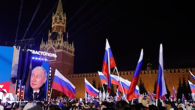 Mr Putin won a landslide victory in elections widely seen in the West as neither free nor fair. Reuters