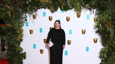 Actress Melissa McCarthy wearing St John at the 2019 Bafta Awards ceremony at the Royal Albert Hall in London, on February 10, 2019. AFP