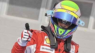 Felipe Massa is competing in his first race since Hungary.