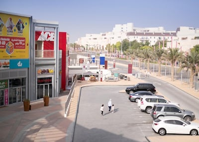 The area outside First Avenue Mall in Motor City where a Dh30 charge has come in. Reem Mohammed / The National