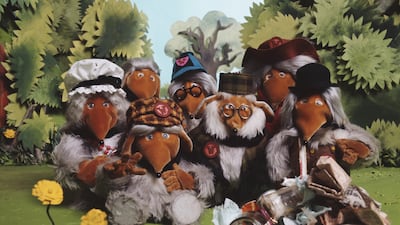 BBC children's TV characters The Wombles in 1974. Getty Images