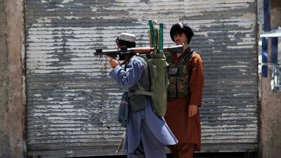 Local militias have sprung up across Afghanistan to defend against Taliban advances. EPA