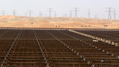 The plant is a joint venture between Masdar, the French oil company Total and the Spanish solar player Abengoa.