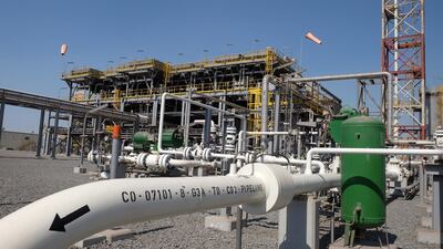 Al Reyadah, the CCUS facility in Mussaffah owned by Adnoc. Delores Johnson / The National