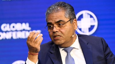 Rishi Kapoor, chief investment officer of Investcorp, says despite heightened uncertainty, growth in Gulf economies, as well as investment inflows and outflows have been fairly robust. AFP