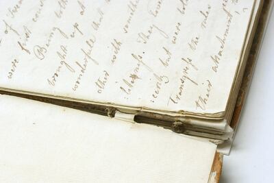 Volume the First is a collection of Jane Austen's writings between 12 and 18. Courtesy Bodleian Libraries, University of Oxford