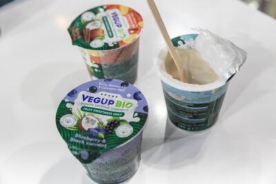 Vegan yoghurt, made from coconut milk. Antonie Robertson/The National