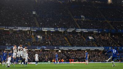 Reece James - 7: Lovely turn in first half to bamboozle Casemiro and saw curling free-kick saved by Courtois. Conceded needless corner that Militao headed straight at keeper. Had low shot saved by keeper late on. AFP