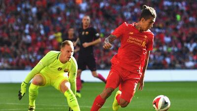 Marc-Andre ter Stegen played for Barcelona against Liverpool on Saturday evening in a 4-0 defeat. Michael Regan / Getty Images