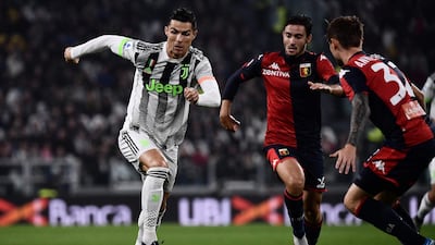 Juventus forward Cristiano Ronaldo, left. AFP