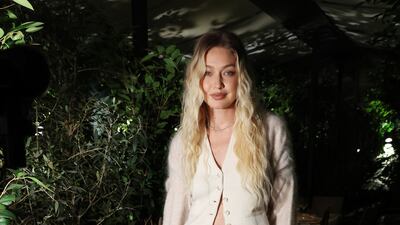 Gigi Hadid at Max Mara. Getty Images