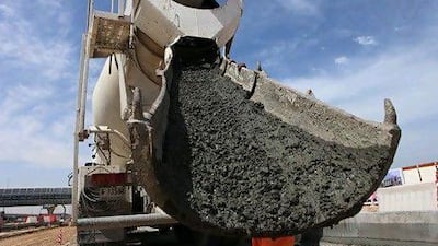 Net profit for UAE cement companies declined 86.6 per cent to $10.9 million in the first nine months of the year. Paulo Vecina / The National