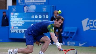 Andy Murray beat Jo-Wilfried Tsonga in three sets at Queen's. Sang Tan / AP Photo