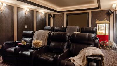 Guests can watch the Olympics from the comfort of Pippen's indoor theatre.
