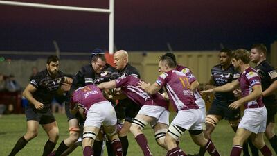 Abu Dhabi Saracens against Doha in the West Asia Championship League, held at Al Ghazal Golf Club, Abu Dhabi on January 15, 2015, Vidhyaa for The Nationals