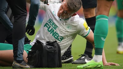 Sven Botman 8: Produced perfectly timed sliding tackle to stop Antony charging through on goal in first half, taking painful elbow to head in process. Latest classy performance from Dutch defender who looks at ease in English football. AP