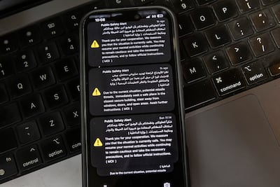 The sound of overnight alerts has been changed to the standard text message tone. Antonie Robertson / The National