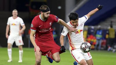 Nathaniel Phillips 7 - The 23-year-old was towering in the air. He was a bit less certain when the ball was on the ground but was rarely in any serious trouble. EPA