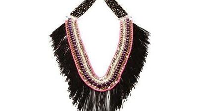 Fringe necklace by Akong London at Boom & Mellow.