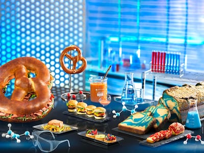 Just as Ant-Man and the Wasp use 'Pym Particles' to grow and shrink just about anything, Pym Kitchen applies this to the creation of shareable bites, inventive entrees and sweet treats as a buffet