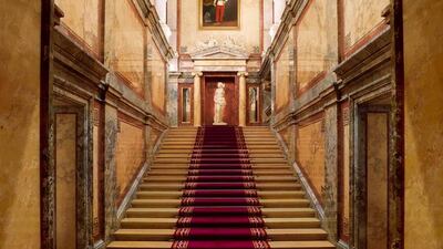 Above, the royal staircase in the Hotel Imperial. Courtesy Hotel Imperial Vienna