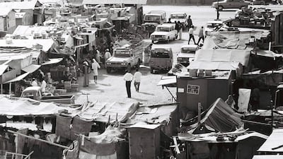 The old souq was frequented even by tourists who thought of its spaces and walkways as a representation of an authentic Arabian souq. Courtesy Al Ittihad