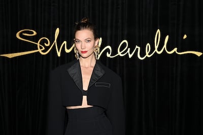 Supermodel Karlie Kloss has invested in sustainable nappy brand Coterie. Getty Images