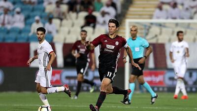 Sebastian Tagliabue has helped Al Wahda to five trophies: one President’s Cup, two League Cup crowns and two Super Cup titles. Pawan Singh / The National