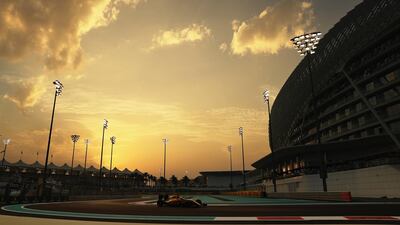 An F1 practice session at the 2016 Abu Dhabi Grand Prix at Yas Marina Circuit, Abu Dhabi Getty Images