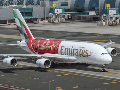 The latest commemorative aircraft is expected to operate across the Emirates network in the coming months. Photo: Emirates