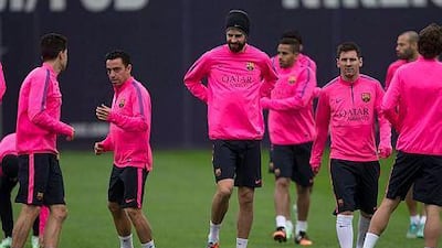 Barcelona fans know that Lionel Messi’s league scoring feat, which came three days before he also topped the Champions League’s scoring chart, can’t mask a wretched run for the club off the field. EPA/Alejandro García