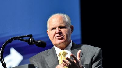 11. Radio talk show host Rush Limbaugh made an estimated $85m. AFP
