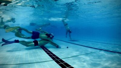 The sport is also known as octopush.