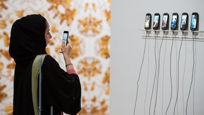 The Invisible Threads: Technology and its Discontents. at NYUAD art gallery. Anna Seaman / The National