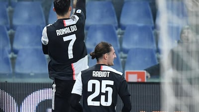 Juventus star Cristiano Ronaldo struck on half time for the winner. Reuters