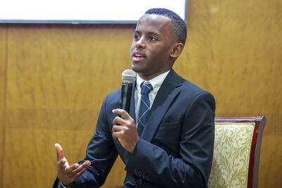 Heman Bekele, Zayed Award for Human Fraternity honoree. Victor Besa / The National