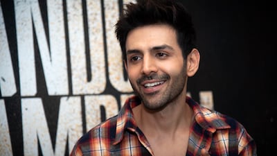 Kartik Aaryan plays Murlikant Petkar, an Indian soldier injured in battle who became a decorated athlete. Shruti Jain for The National