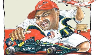 After conquering the skies over Asia with his budget airline, Tony Fernandes has set his sights on the automotive world.