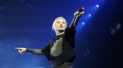 Linkin Park performed at Etihad Arena. Chris Whiteoak / The National