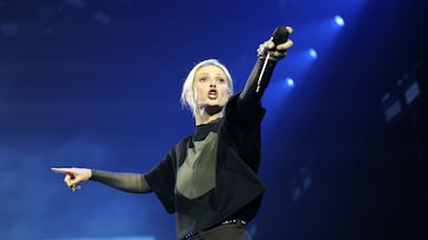 Linkin Park performed at Etihad Arena. Chris Whiteoak / The National