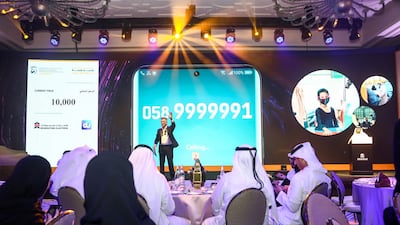 Exclusive phone numbers were also auctioned off for millions.