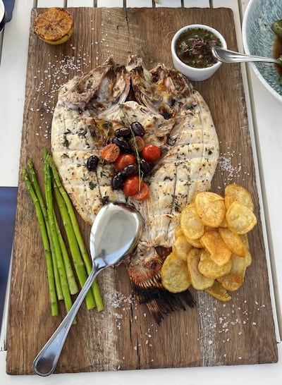 The snapper shows off the restaurant’s focus on fresh ingredients and coastal flavours. Evelyn Lau / The National