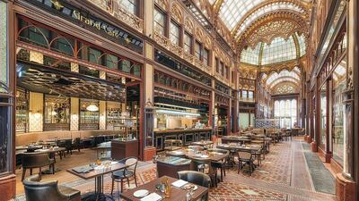 The Párisi Udvar Hotel in Budapest.