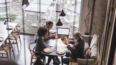A Wi-Fi equipped cafe is a good place to set up shop, as well as meet potential clients. Getty