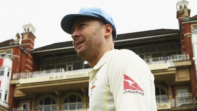 Michael Clarke shown at The Oval on Tuesday for a photoshoot ahead of the fifth Ashes Test. Ryan Pierse / Getty Images / August 18, 2015