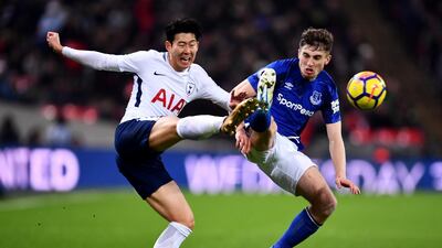 Left midfield: Son Heung-Min (Tottenham) – Harry Kane scored twice but, once again, Son was Tottenham’s finest player against Everton. Got the all-important opener. Justin Setterfield/Getty Images